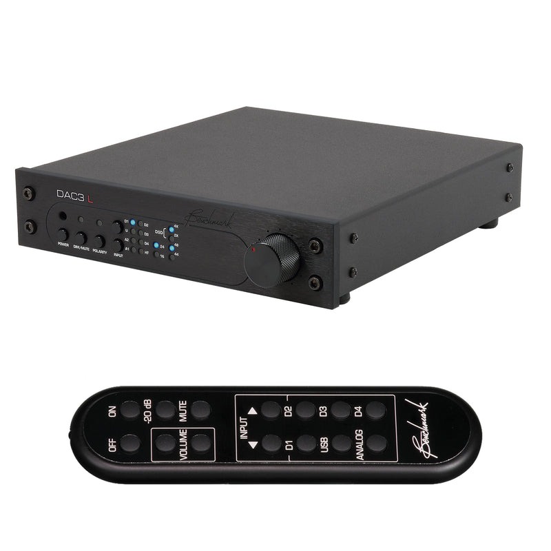Benchmark DAC3 L Svart - Inklusive Fjärrkontrol