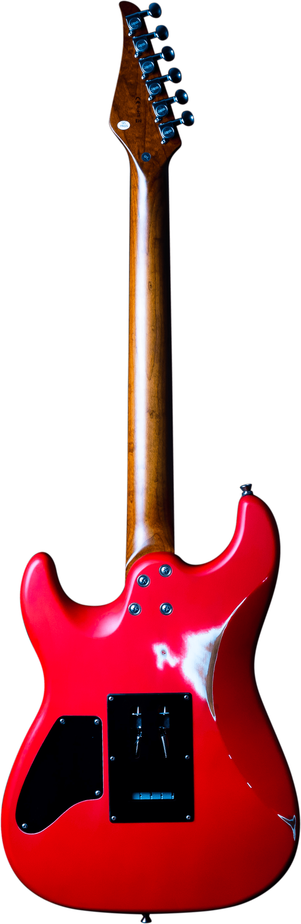 Jet Guitars JS-850 RLC (Reliced) Red - 2