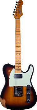 Jet Guitars JT-350 Sunburst Distressed