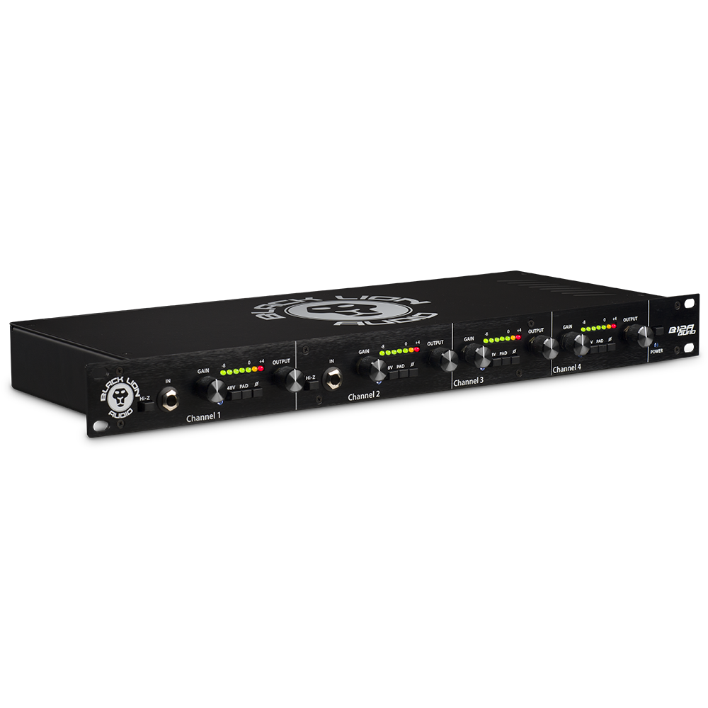 Black Lion Audio B12A Quad 4 Channel Mic Preamp - 2