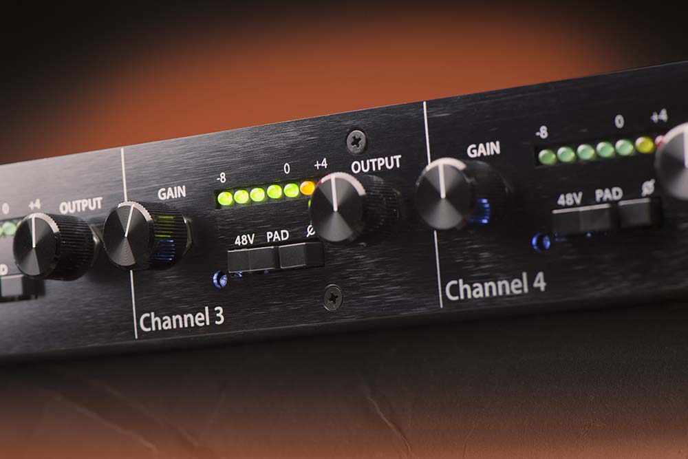 Black Lion Audio B12A Quad 4 Channel Mic Preamp - 5