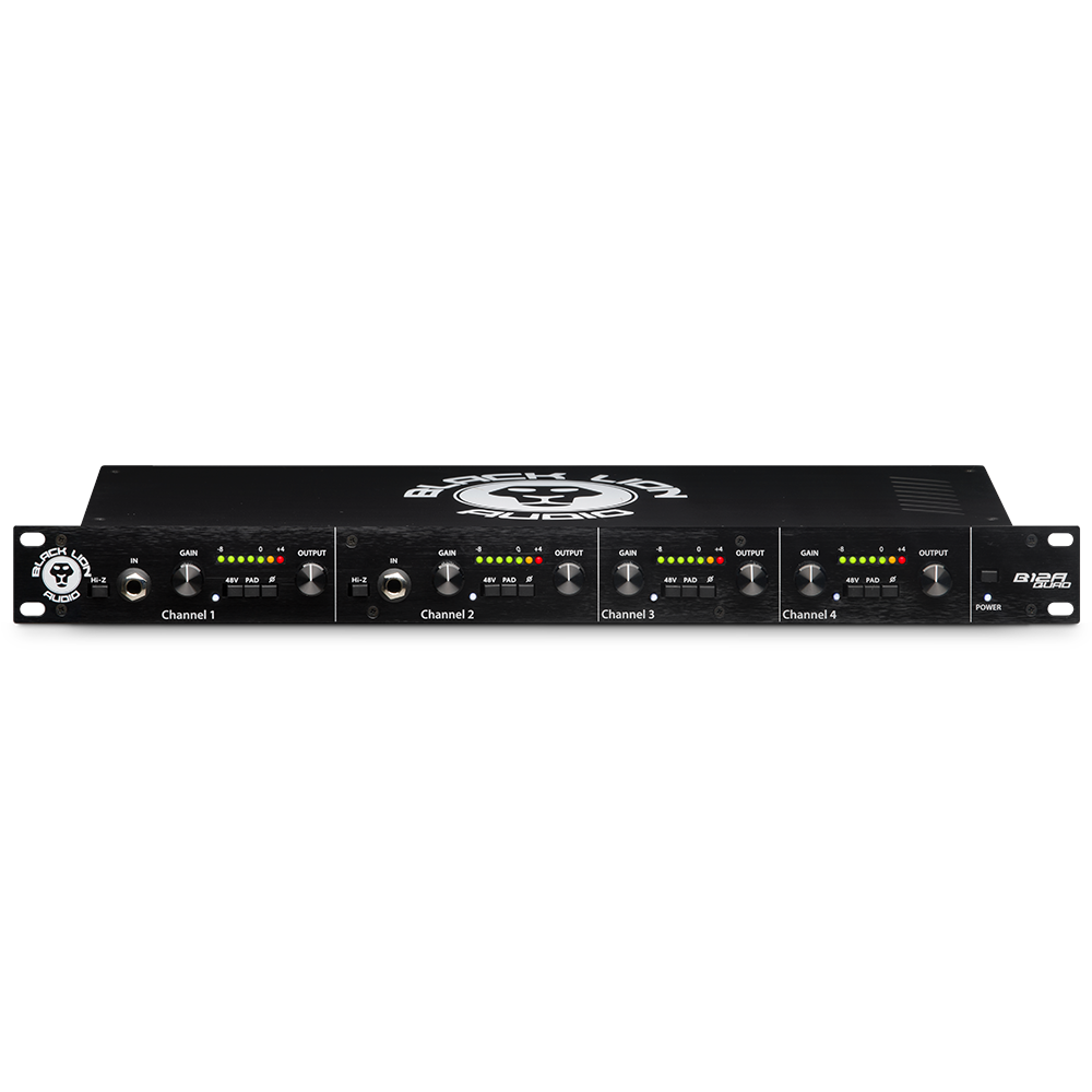 Black Lion Audio B12A Quad 4 Channel Mic Preamp - 4