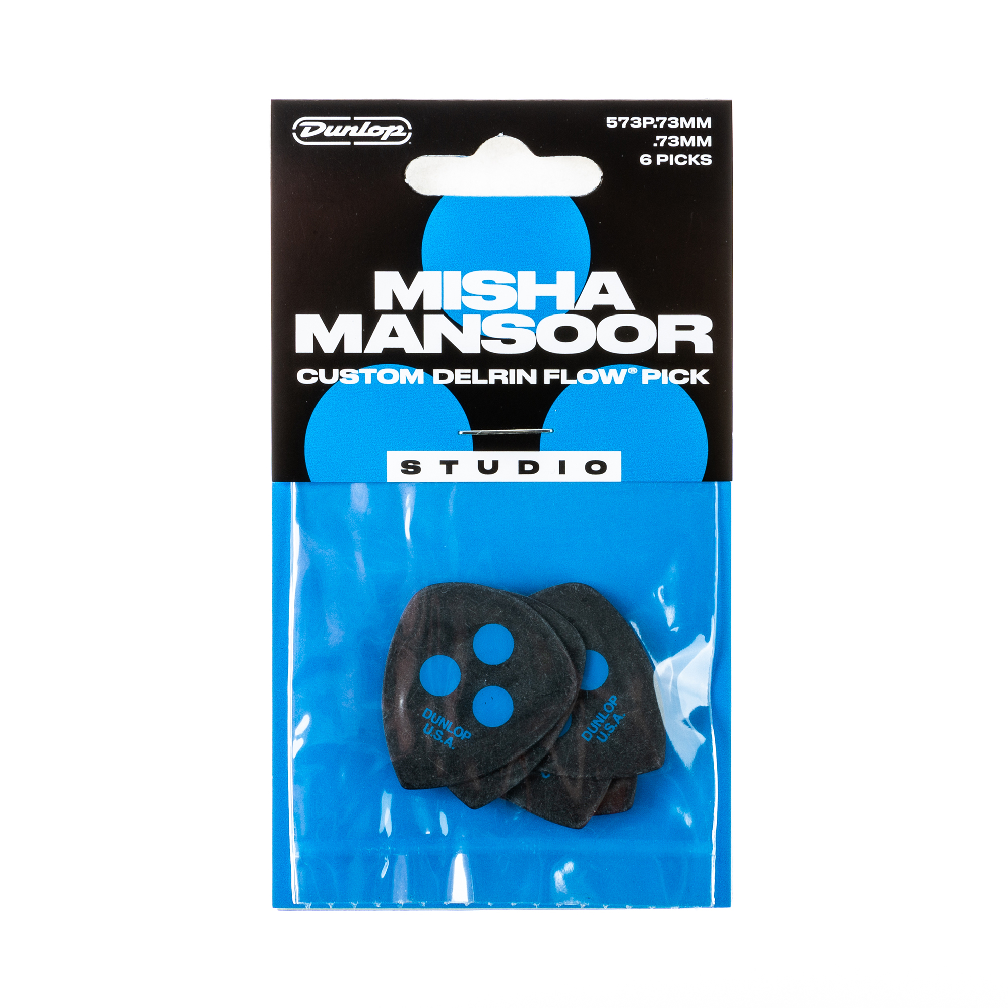 Dunlop Misha Mansoor Flow Delrin 0.73 mm. 6-Pack