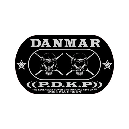Danmar Percussion Power Double Kick Pad (Skull)
