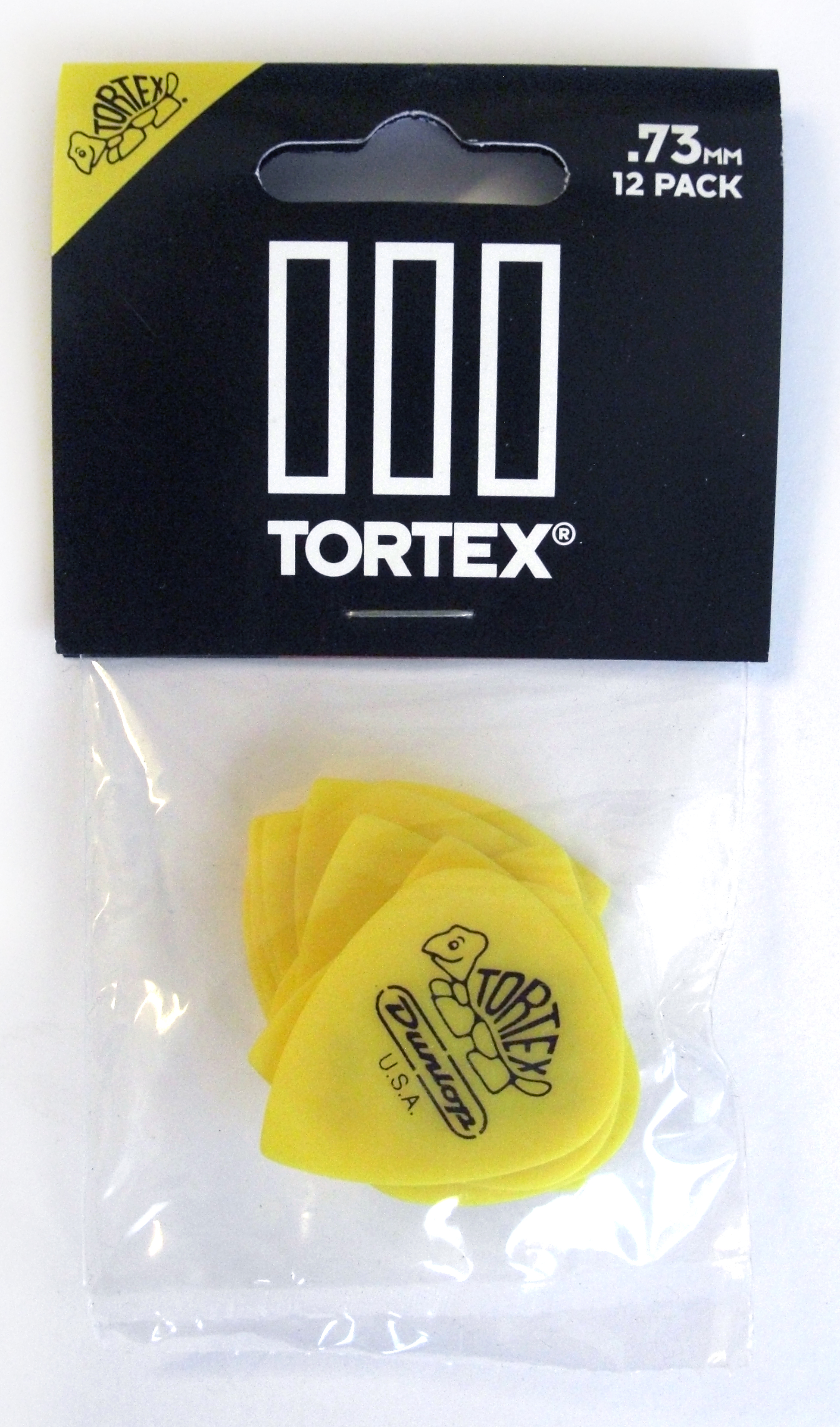 Dunlop Tortex III 0.73 mm. 12-Pack
