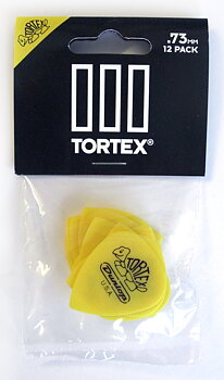 Dunlop Tortex III 0.73 mm. 12-Pack
