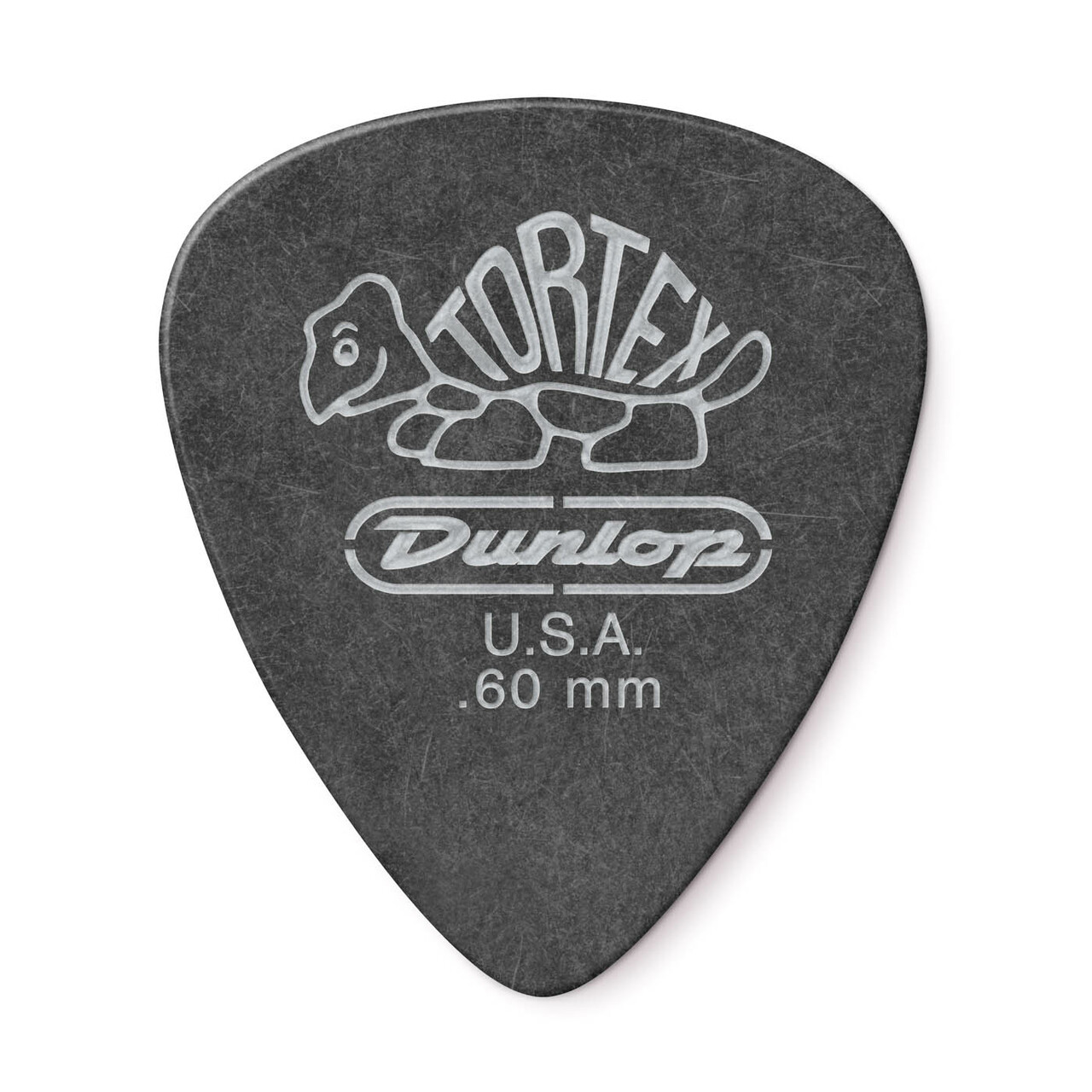 Dunlop Tortex Pitch Black Standard 0.60 mm. 12-Pack