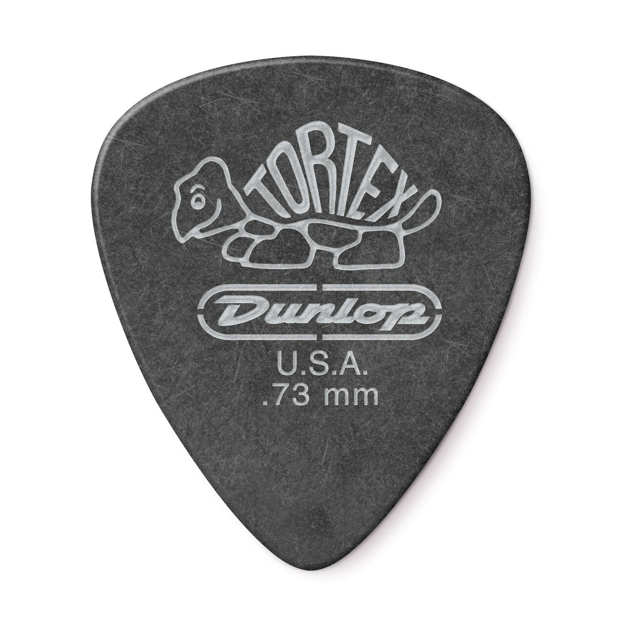 Dunlop Tortex Pitch Black Standard 0.73 mm. 12-Pack