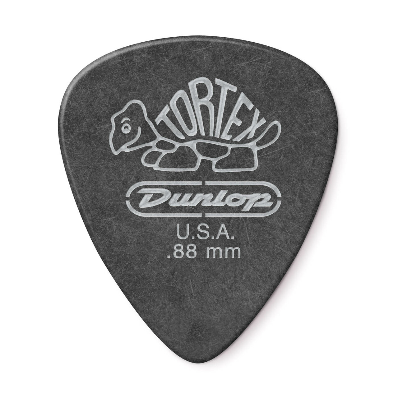 Dunlop Tortex Pitch Black Standard 0.88 mm. 12-Pack