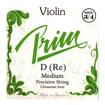 Prim Violin Grön D 3/4 - Lös Sträng