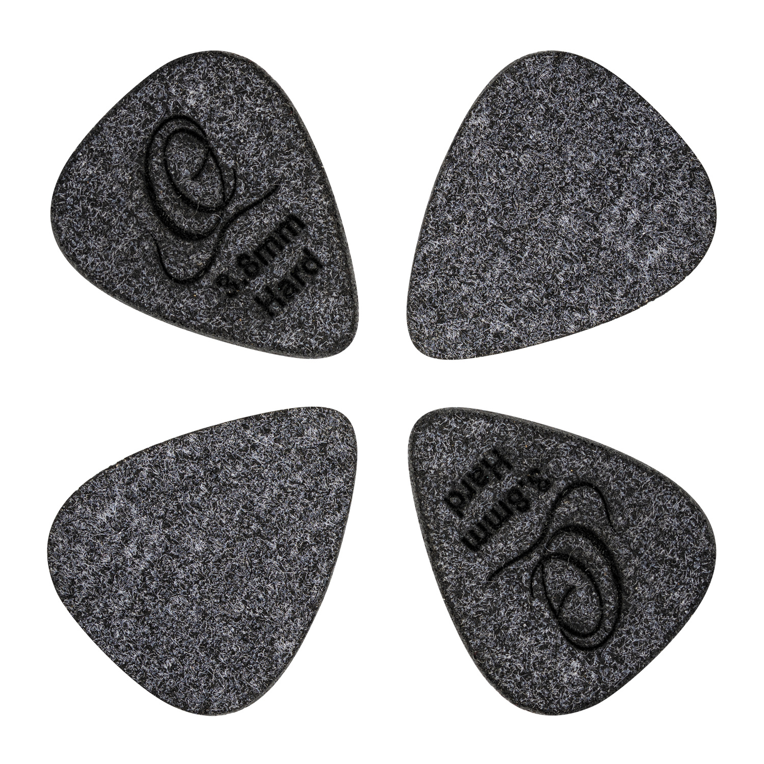 Ortega OGP-FTH Plektrum Flex Tech för ukulele, Hard 4-pack - 7