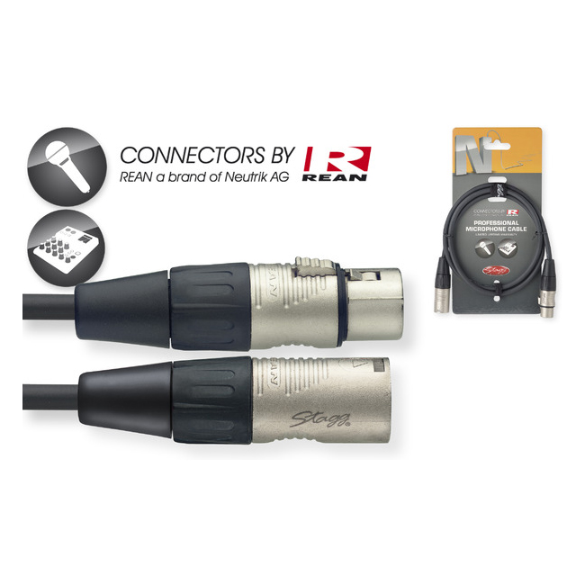 Microphone Cable XLR-XLR 1m