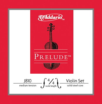 D'Addario J810 4/4M Prelude violin set
