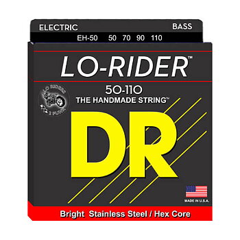 DR Strings EH-50 Lo-Rider bassträngar, 050-110