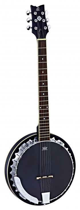 Ortega Banjo 6-str. OBJ350/6-SBK incl. bag - 4