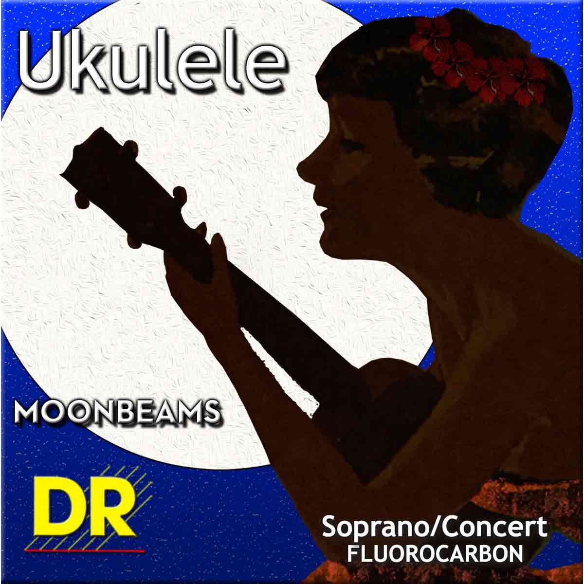 DR Strings UFSC Moonbeam sopran/concert ukulele-strängar