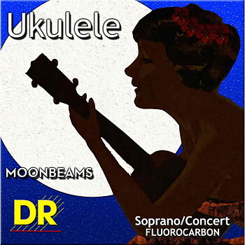 DR Strings UFSC Moonbeam sopran/concert ukulele-strängar