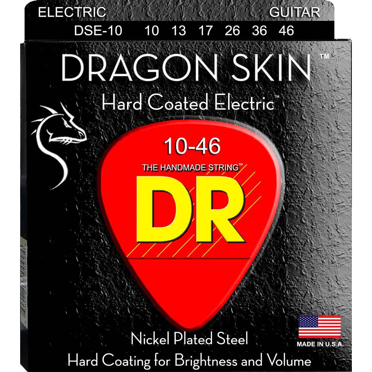DR Strings DSE-10 Dragon Skin, Elgitarrsträngar, 010-046