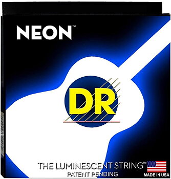 DR Strings NWA-11 Neon White westerngitarr strängar, 011-050