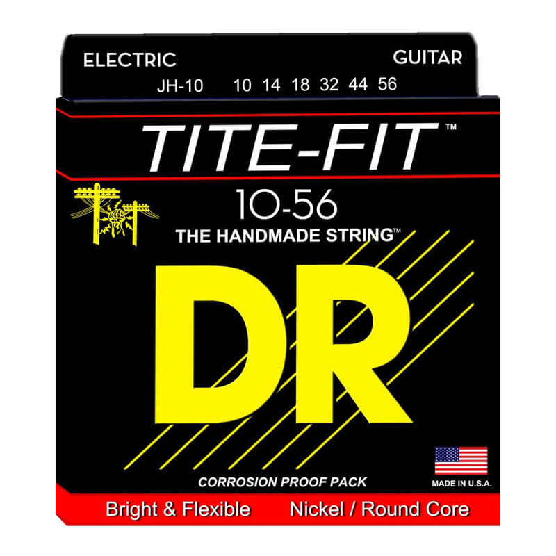 DR Strings JH-10 Tite-Fit Jeff Healey elgitarrsträngar, 010-056