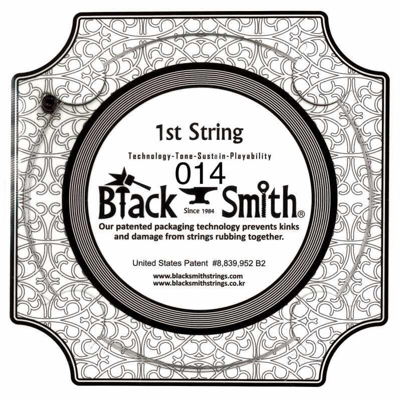 BlackSmith 14 lös plain-steel gitarrsträng .014