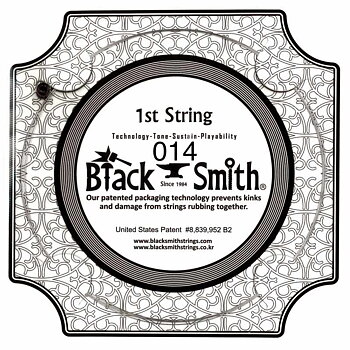 BlackSmith 14 lös plain-steel gitarrsträng .014