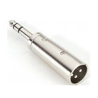 Adapter 6.3 mm Tele stereo hane till XLR hane