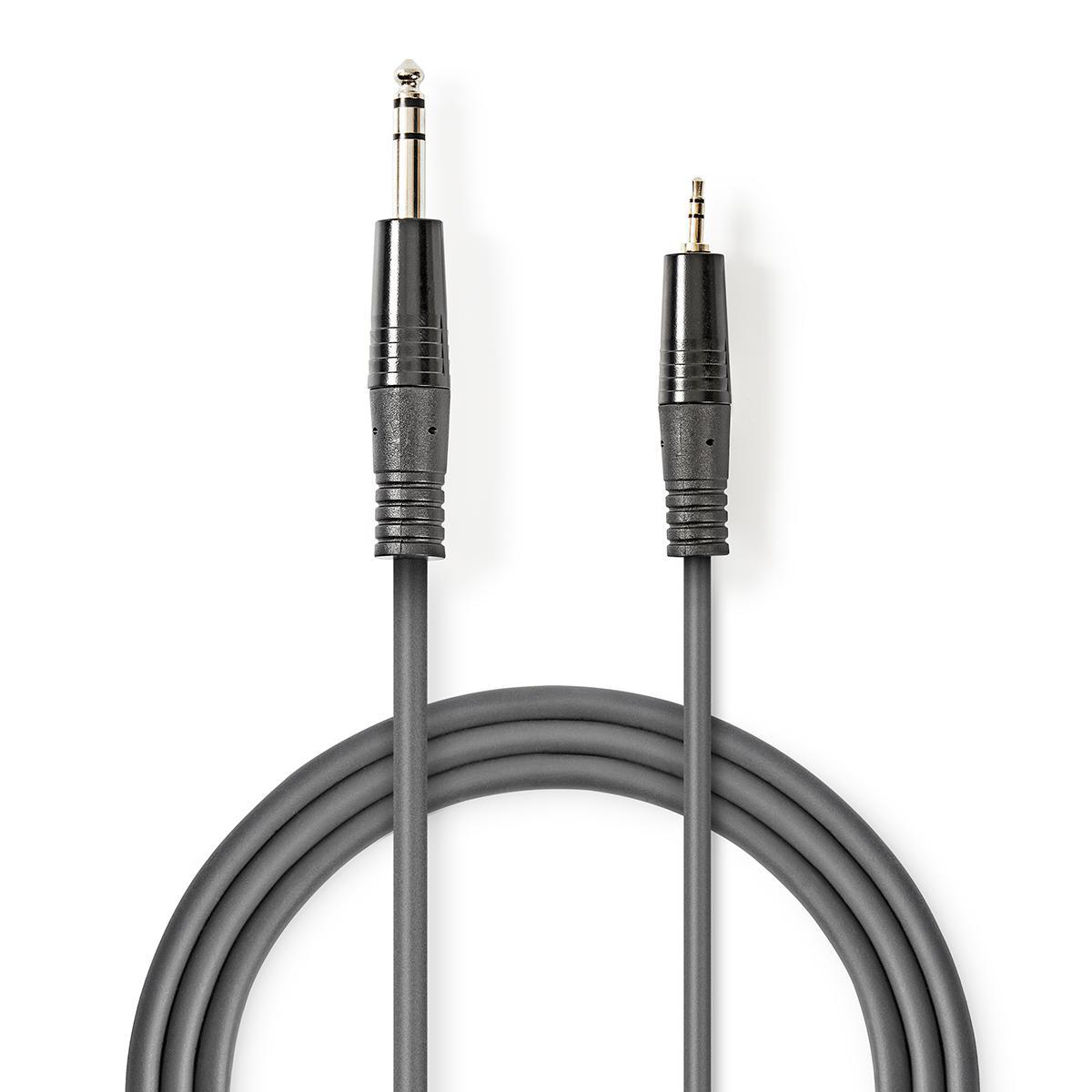 6.35M - 3.5M Cable 1.5m Grey