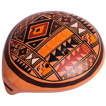 Afroton 6cm Ocarina Magpie Peru