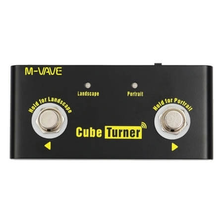 M-vave Cube Turner bluetooth-fotpedal till noter/text