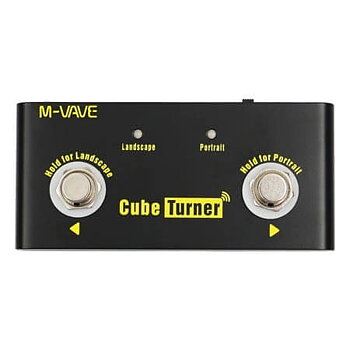 M-vave Cube Turner bluetooth-fotpedal till noter/text