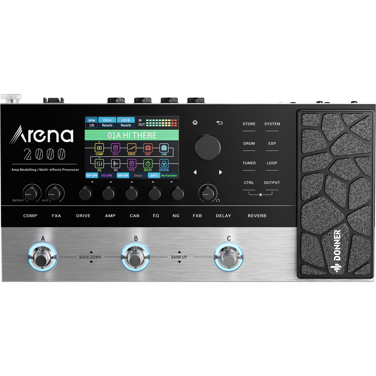 Donner Arena 2000 Gitarr Multieffekt