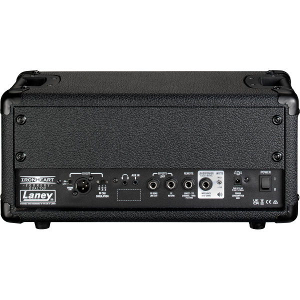 Laney IRF-DUALTOP 60w IRONHEART Foundry Series Guitar Head - 3