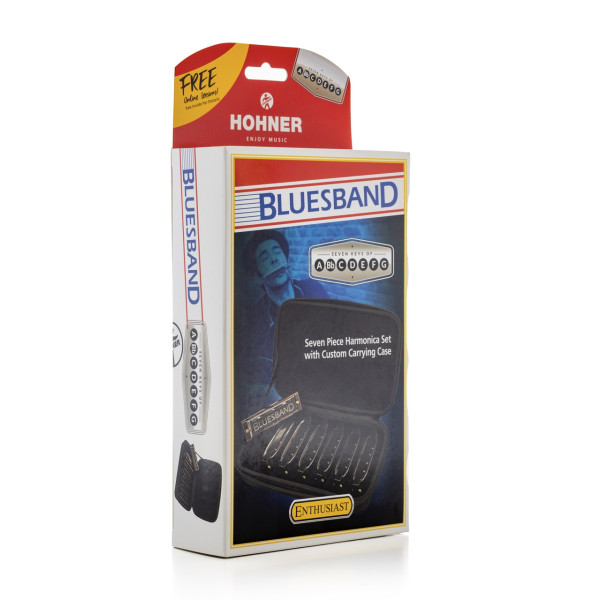 HOHNER Blues Band 7 pcs. Harmonica Set (C,D,E,F,G,A,Bb) - 2