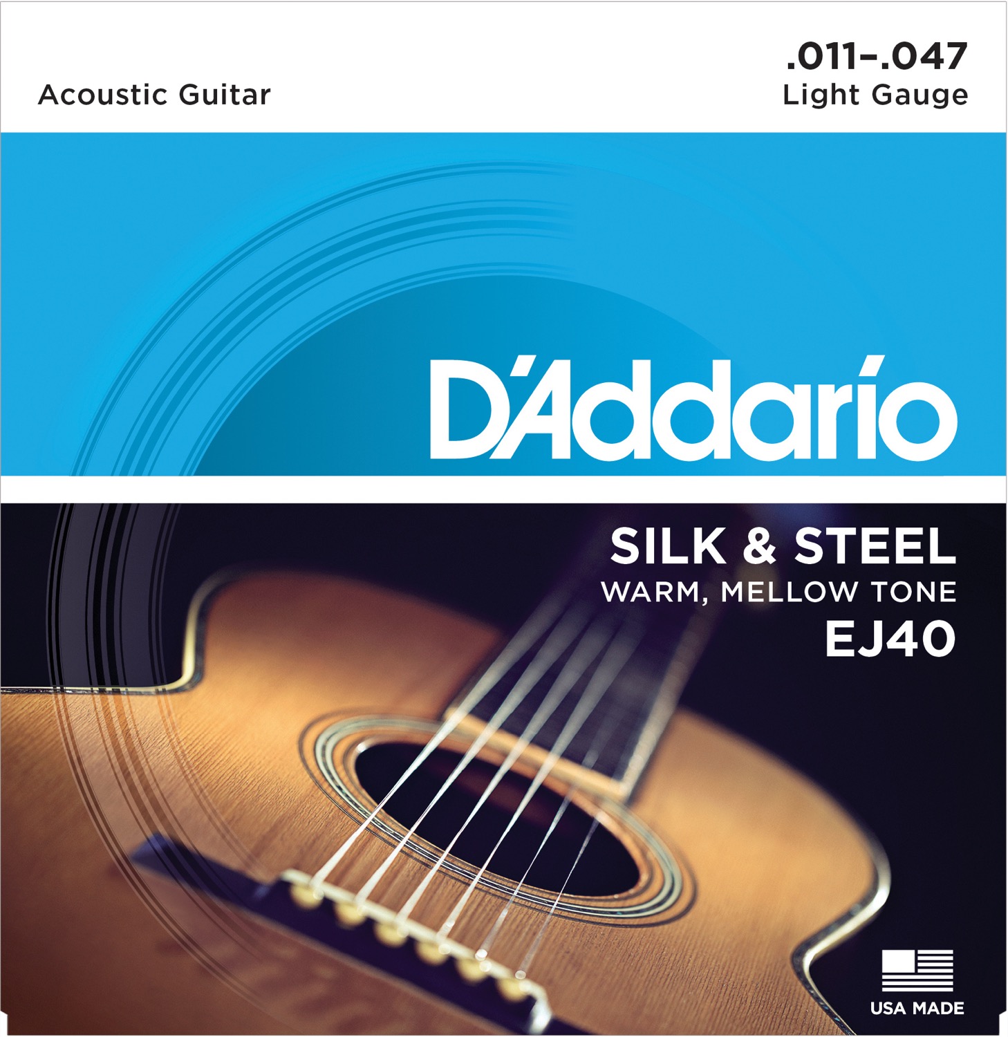 D'Addario EJ40 Silk & Steel