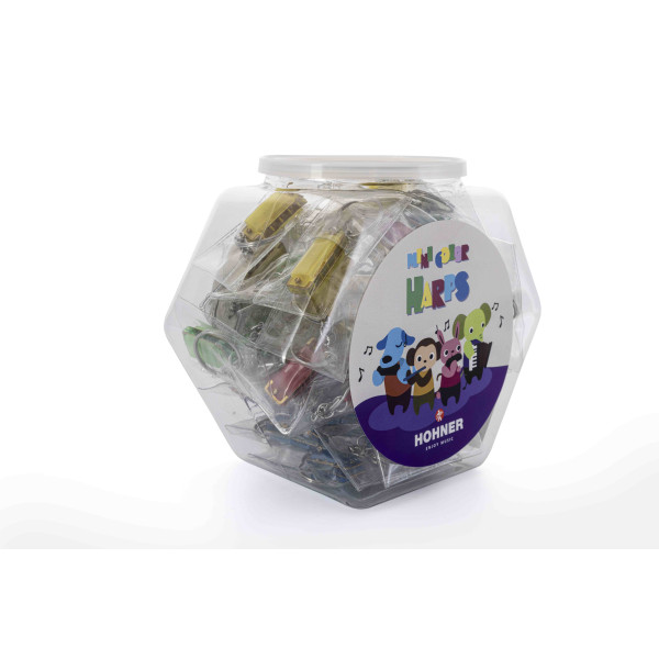 HOHNER Color Mini Harp in Candy-box 6 pieces each color (total 48 pieces) - 2