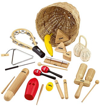 Ninoset515-WB percussionset 15 delar m box
