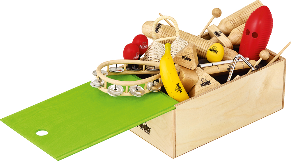 Ninoset515-WB percussionset 15 delar m box - 2