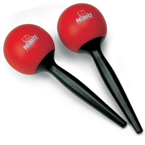 NINO582R Plastic maraccas