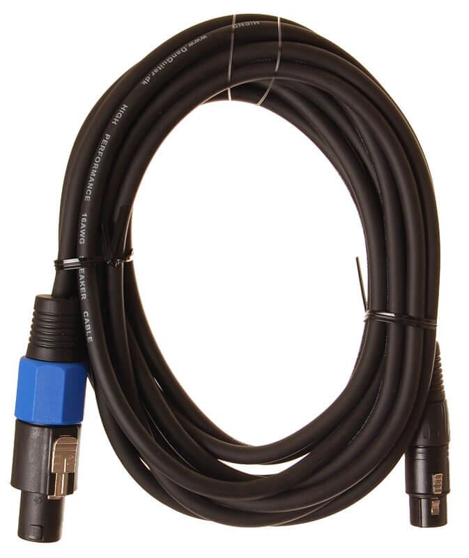 HiEnd Speakon Till XLR-kabel, 5&nbsp;meter
