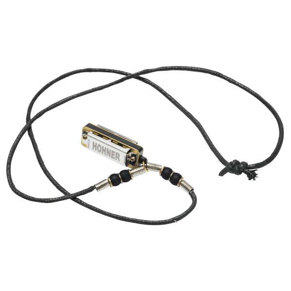 HOHNER Mini Harmonica Necklace Black - 2