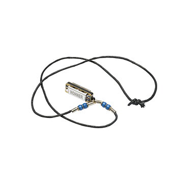 HOHNER Mini Harmonica Necklace Dark Blue