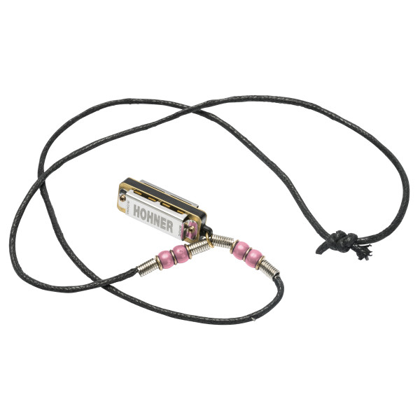 HOHNER Mini Harmonica Necklace Pink - 2