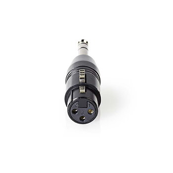 XLR Adapter XLR 3-pin Female to 6.35mm Male Stereo