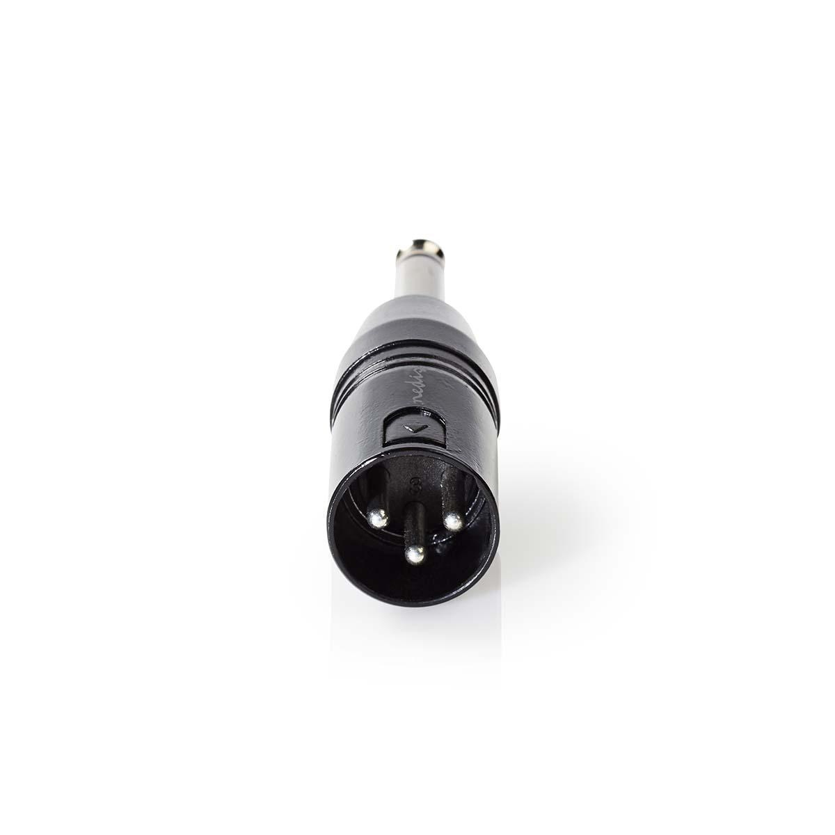 XLR Adapter XLR 3-stifts Male to 6.35 mm Male Mono