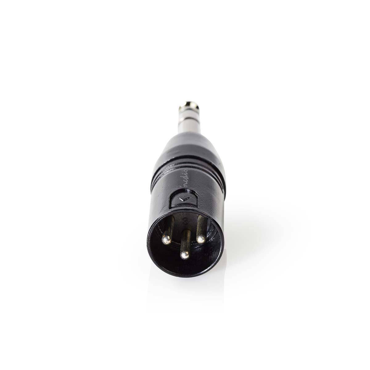XLR Adapter XLR 3-stifts Hane till 6.35 mm Hane Stereo