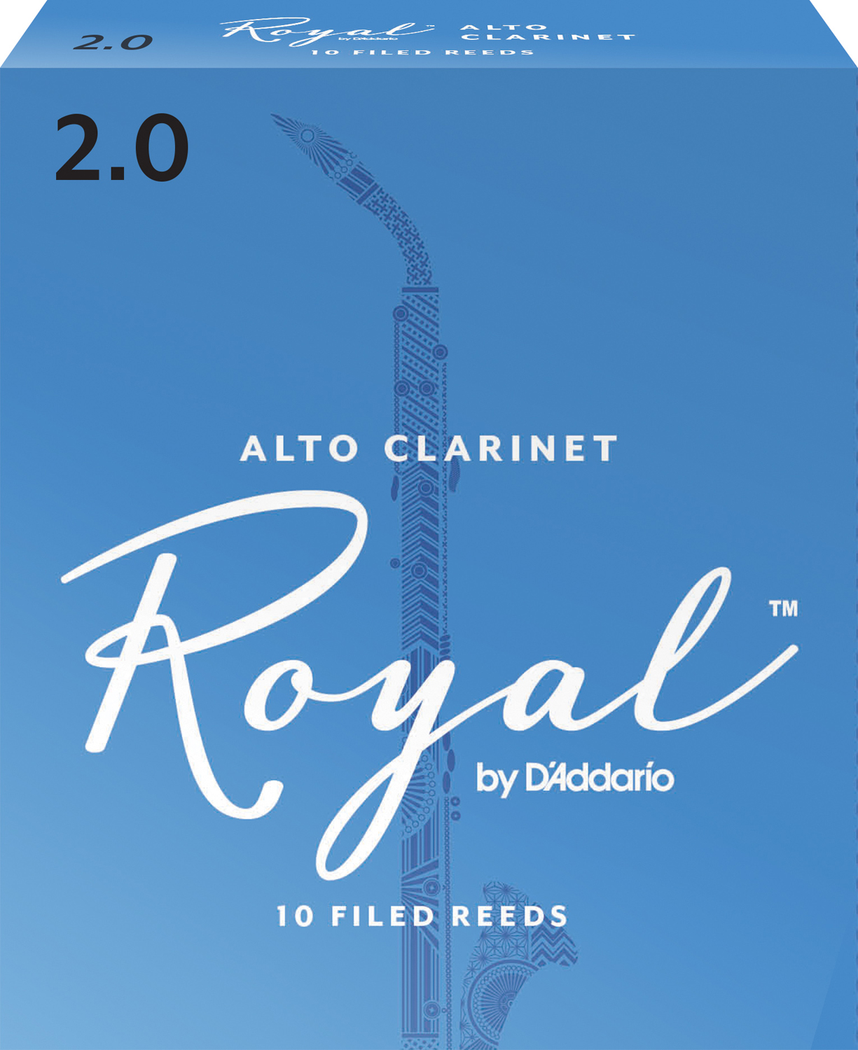 Rico Royal Alt-Klarinett. 10-Pack. Tjocklek 2