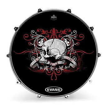 Evans 22" Ink22albelmt
