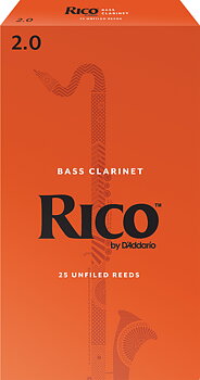 Rico Bas-klarinett 25-Pack. Tjocklek 2