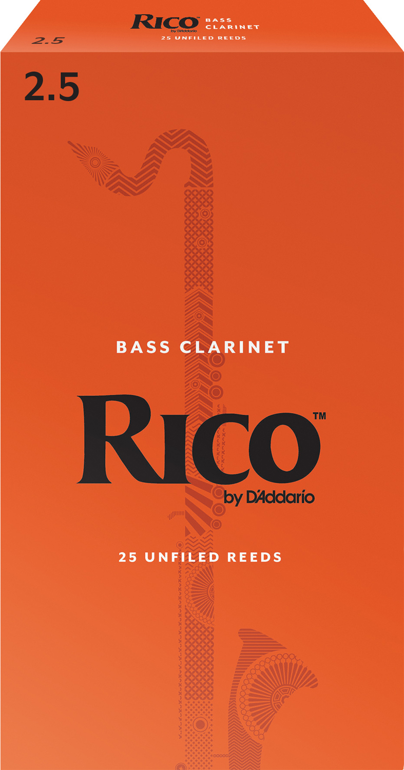 Rico Bas-klarinett 25-Pack. Tjocklek 2.5